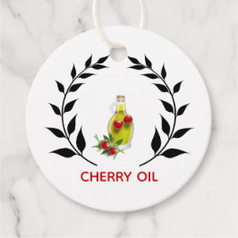 Etiquetas Para Recuerdos Botella de aceite de cerezo productos de cocina ca
