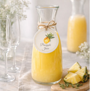 Etiquetas Para Recuerdos Botella de Mimosa de Jugo de Piña Bar