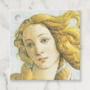 Etiquetas Para Recuerdos Botticelli Venus cara pelo rubio