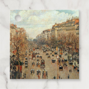 Etiquetas Para Recuerdos Boulevard Montmartre-Eremitage Camille Pissarro