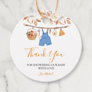 Etiquetas Para Recuerdos Boy Autumn Clothes Pumpkin Fall Baby Shower