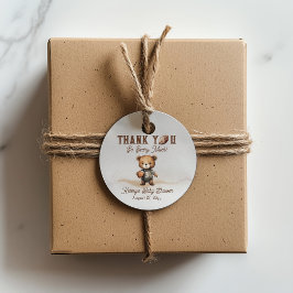 Etiquetas Para Recuerdos Boy Bearly Wait American Football Baby Shower