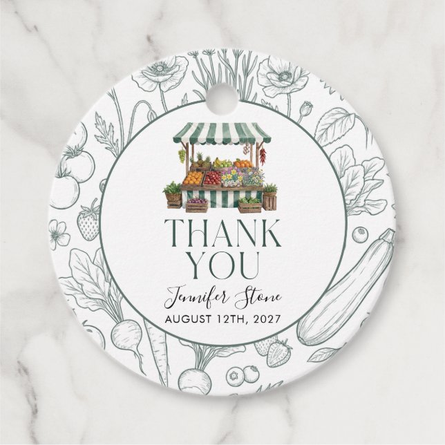 Etiquetas Para Recuerdos  Bridal Shower  (Anverso)