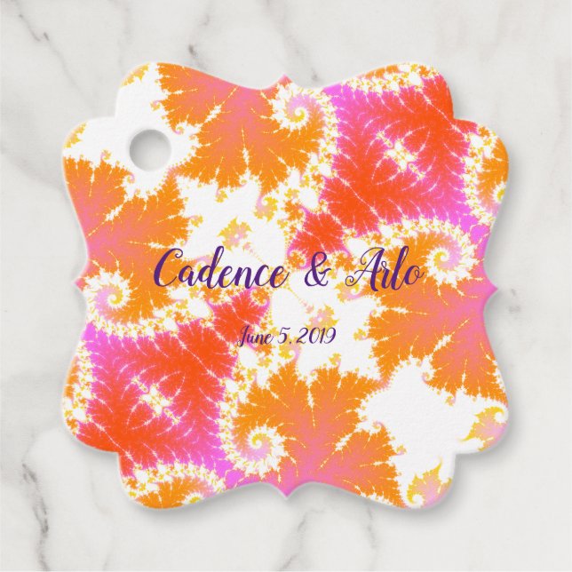 Etiquetas Para Recuerdos Bright Boho (Anverso)