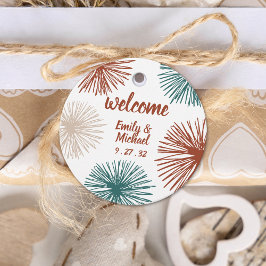 Etiquetas Para Recuerdos Brillante Moderno Abstracto Oscuro Bisque Cobre Tu