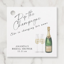 Etiquetas Para Recuerdos Brindis de boda con champán