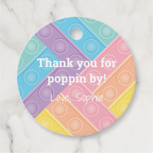 Etiquetas Para Recuerdos Bubble Pop Toy Rainbow Popper Fidget Toy Cumpleaño