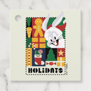 Etiquetas Para Recuerdos BUNNY™ Holidays Badge de LOONEY TUNES™ BUGS BUNNY™