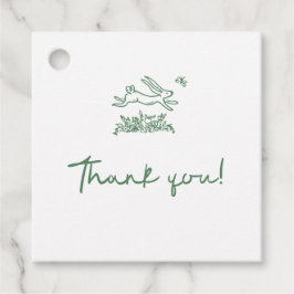 Etiquetas Para Recuerdos Bunny Rabbit Baby Shower Favor Tags
