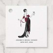 Burgundy y oro tema de vino vintage