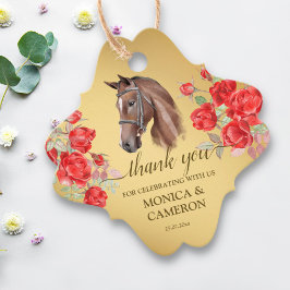 Etiquetas Para Recuerdos Caballo ecuestre Derby fiesta elegante caballo mar