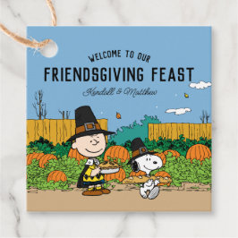 Etiquetas Para Recuerdos Cacahuetes | Charlie Brown Acción de Gracias Añadi