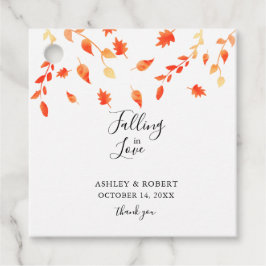 Etiquetas Para Recuerdos Caer en el amor Caída otoño hojas de acuarela