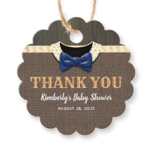 Caer Rústico Baby Shower Gracias Por Favor De Las 