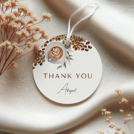 Etiquetas Para Recuerdos Café Ducha de novias - El amor se está gestando