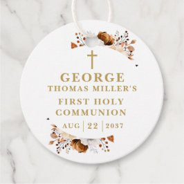 Etiquetas Para Recuerdos Caída Rusa Primera Comunión Botánica Moderna