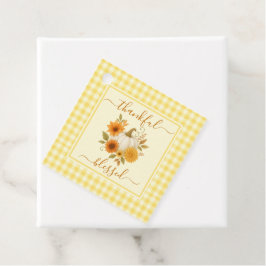 Etiquetas Para Recuerdos Calabaza agradecida y bendita | Acción de Gracias