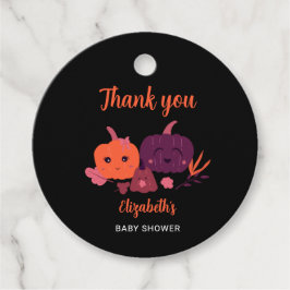 Etiquetas Para Recuerdos Calabaza Baby Shower Cute Halloween Negro