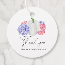 Etiquetas Para Recuerdos Calabaza otoñal - Boda Gracias