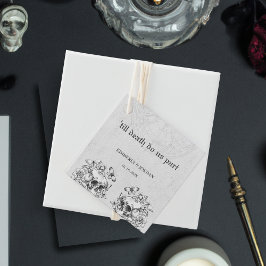 Etiquetas Para Recuerdos Calaveras góticas 'hasta la muerte nos separan Fav