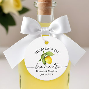 Etiquetas Para Recuerdos Caligrafía Limoncello Casero Limoncello Lemon