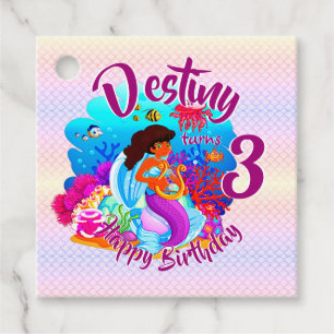 Etiquetas Para Recuerdos Cambiar el nombre de la edad de la sirena fiesta d