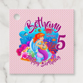 Etiquetas Para Recuerdos Cambiar el nombre de la edad de la sirena fiesta d