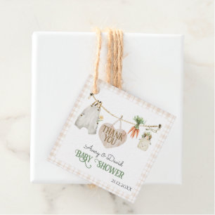 Etiquetas Para Recuerdos Campesinos cultivados localmente Mercado Boho Baby
