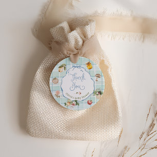 Etiquetas Para Recuerdos Campesinos en el mercado de Blue Boy Baby Shower G