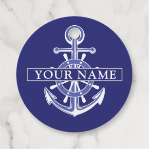 Etiquetas Para Recuerdos capitán del personalizado nombre marinero