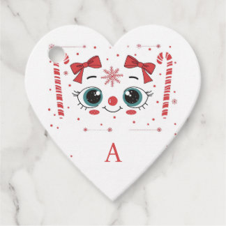 Etiquetas Para Recuerdos Cara de Navidades pequeños - regalo personalizado