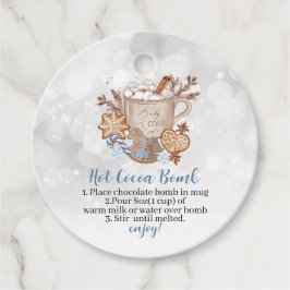 Etiquetas Para Recuerdos Caramelos calientes con bomba y bebé hace frío afu