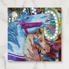 Etiquetas Para Recuerdos Carrera de caballos de carrusel