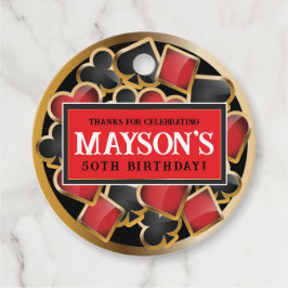 Etiquetas Para Recuerdos Cartas de POKER CASINO Invitación a fiesta de cump