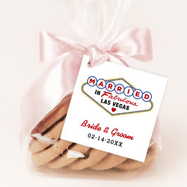 Etiquetas Para Recuerdos Casado en el fabuloso Monograma del Boda Rojo de L