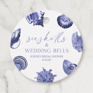 Etiquetas Para Recuerdos Casas de mar y campanas Bodas Elegante ducha de no