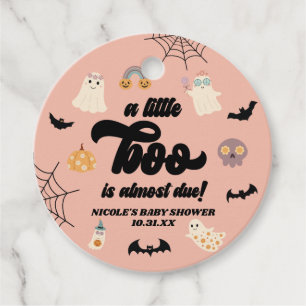 Etiquetas Para Recuerdos ¡Casi Se Debe Un Pequeño Boo! Baby Shower de Hallo