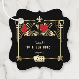 Etiquetas Para Recuerdos Casino Royale Great Gatsby 40 cumpleaños