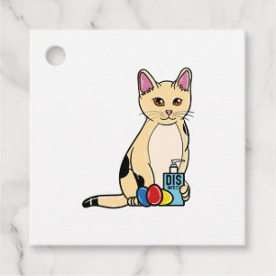 Etiquetas Para Recuerdos Cat Corona Easter