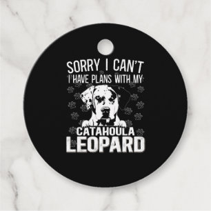 Etiquetas Para Recuerdos Catahoula Leopard Lo Siento No Puedo Tener Planes