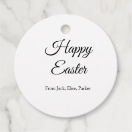 Etiquetas Para Recuerdos celebración de Pascua agrega QR foto feliz Pascua