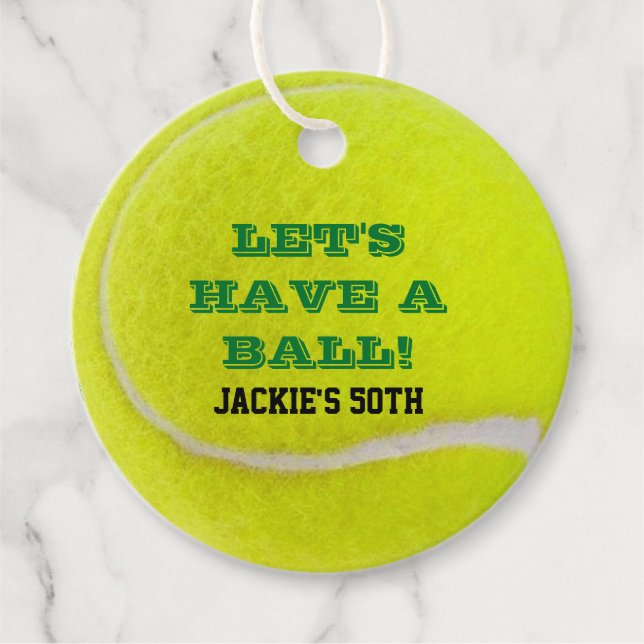 Etiquetas Para Recuerdos Celebración del tenis (Anverso)