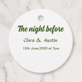 Etiquetas Para Recuerdos Cena de ensayo la noche anterior simple minimal m