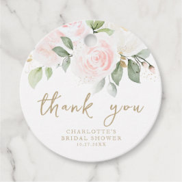 Etiquetas Para Recuerdos Champán Nupcial Floral Acuarela Dorado