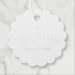 Etiquetas Para Recuerdos Chanukah Foil Favor Tags<br><div class="desc">Chanukah se merece algo más,  ¡algo especial! Este diseño presenta una bonita,  simplista,  estética minimalista con un toque moderno y un estilo delicado. Celebra Chanukah con decoración coordinada y accesorios de regalo. ¡Haz de este año un Chanukah para recordar!</div>