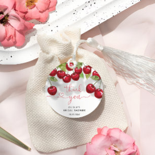 Etiquetas Para Recuerdos Cherry Bridal Shower Gracias