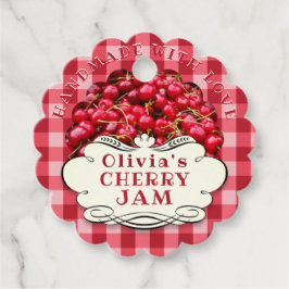 Etiquetas Para Recuerdos Cherry Jam