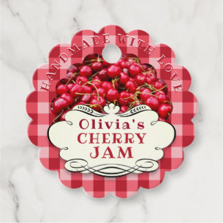 Etiquetas Para Recuerdos Cherry Jam