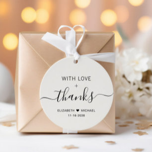 Etiquetas Para Recuerdos Chic Con Amor Crema Bodas Gracias