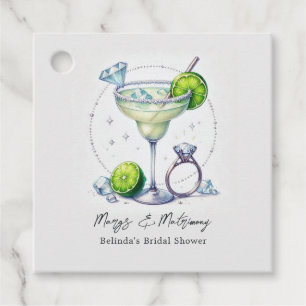 Etiquetas Para Recuerdos Chic Margaritas y Matrimonio Despedida de Soltera